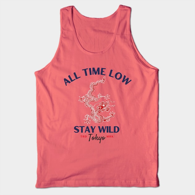 all time low red dragon Tank Top by Ollie_kota